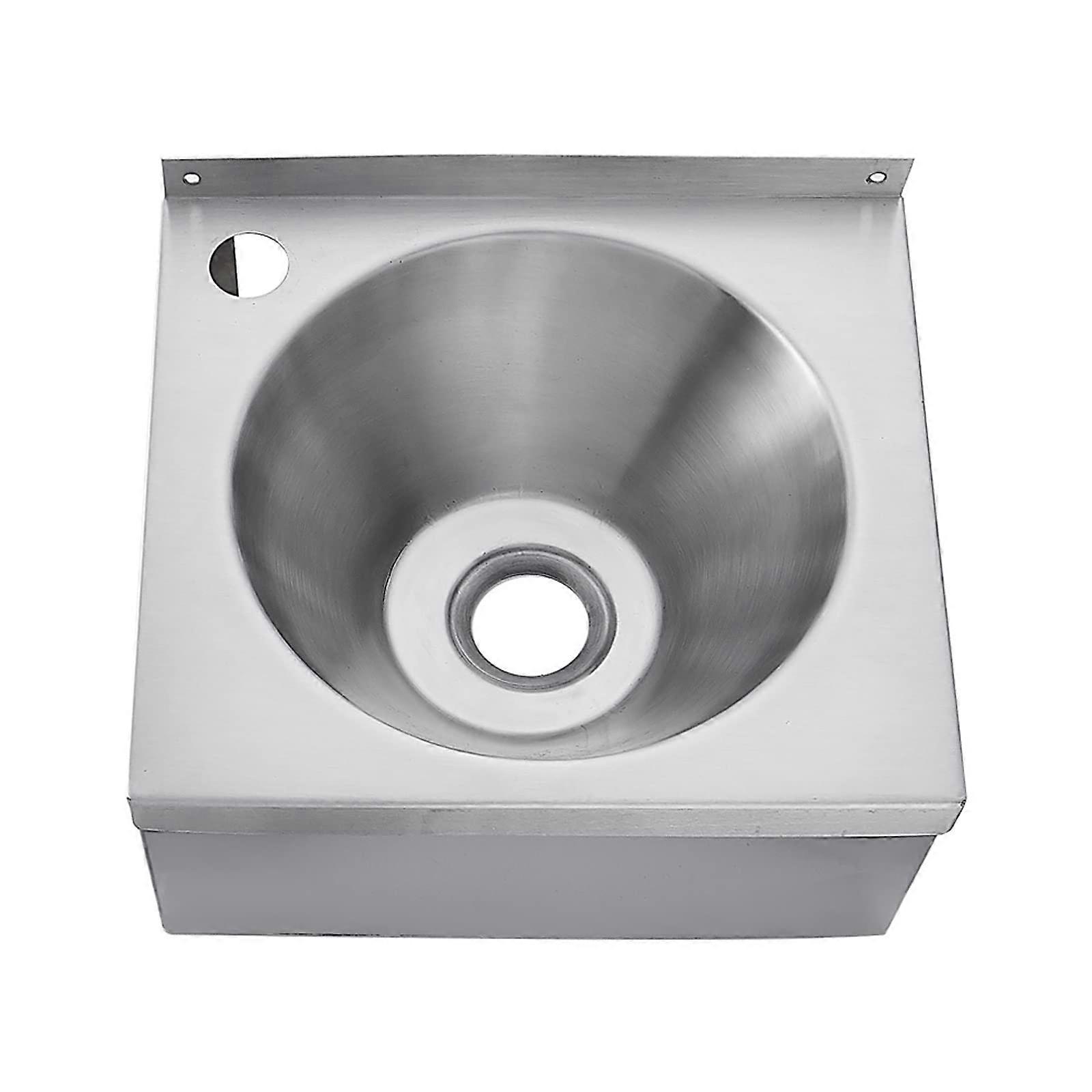 Stainless Steel Wall Mounted Sink with SpaceSaving Design for Bathroom, Balcony, RV