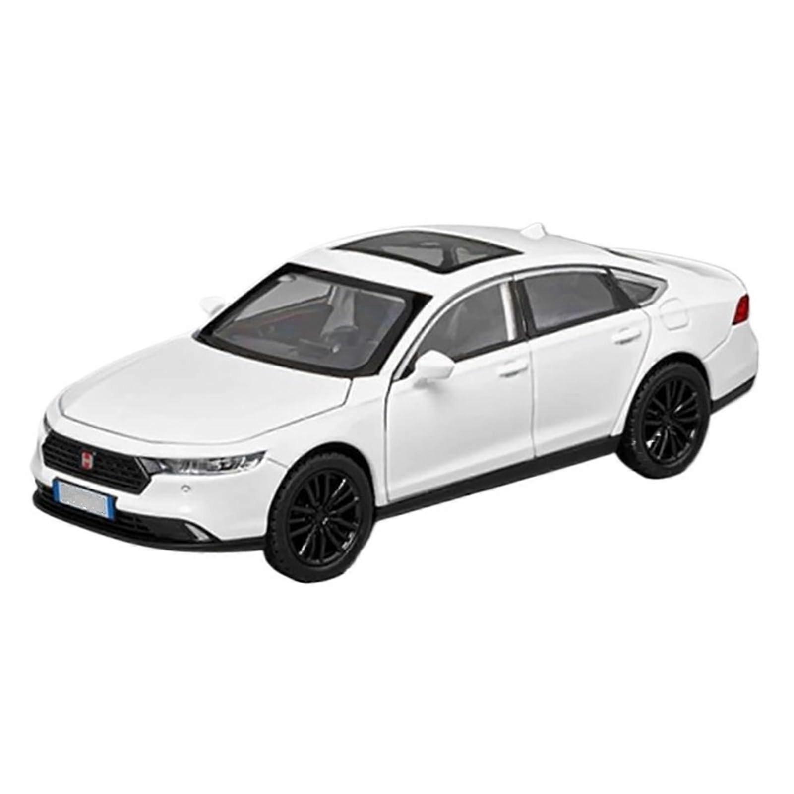 1:32 Alloy Diecast Scale Model Car White, Authentic Design with Opening Doors