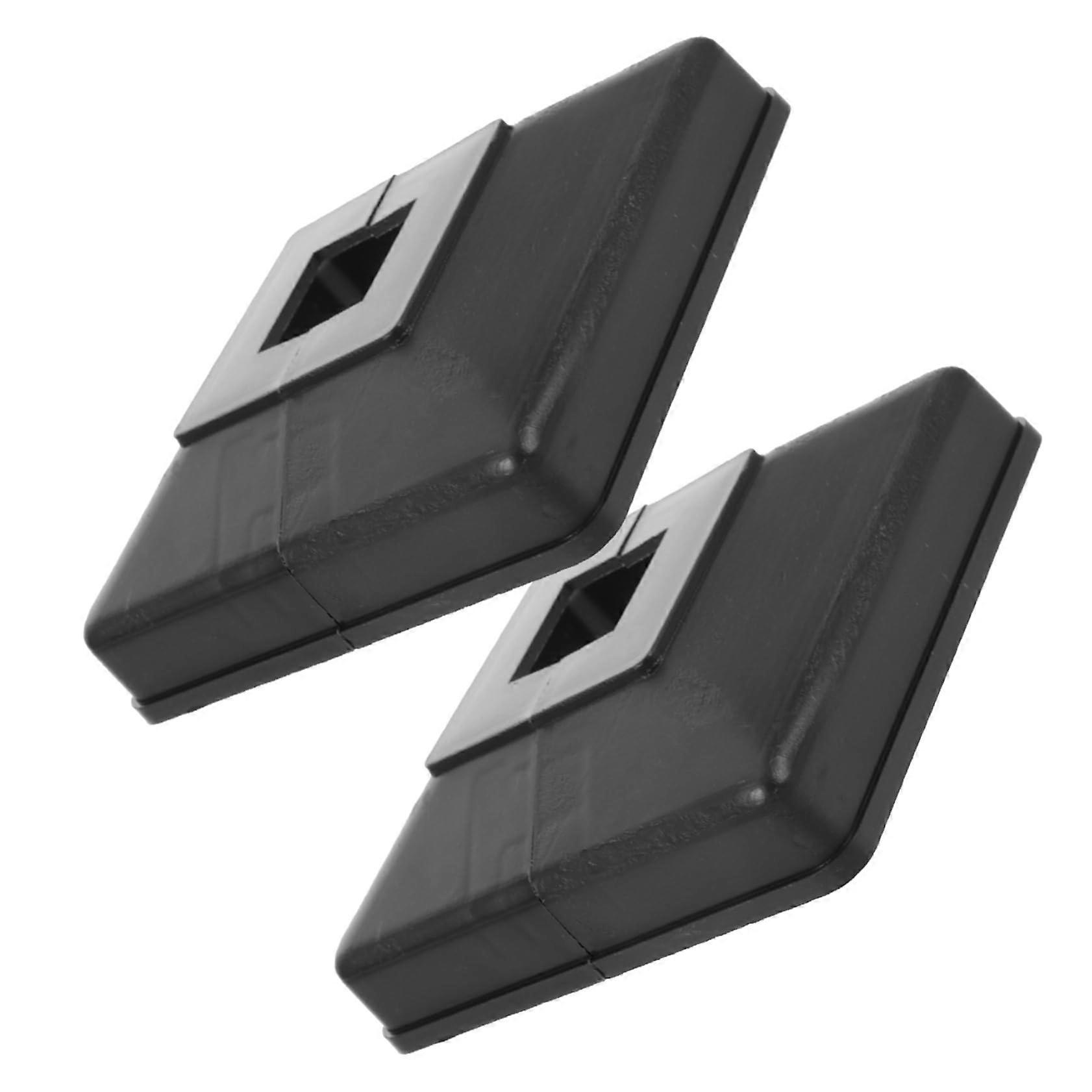 Porch Post Base Cover and Balcony Post Protector, Decorative Split Wrap, Weatherproof Foot Trim, 2pcs