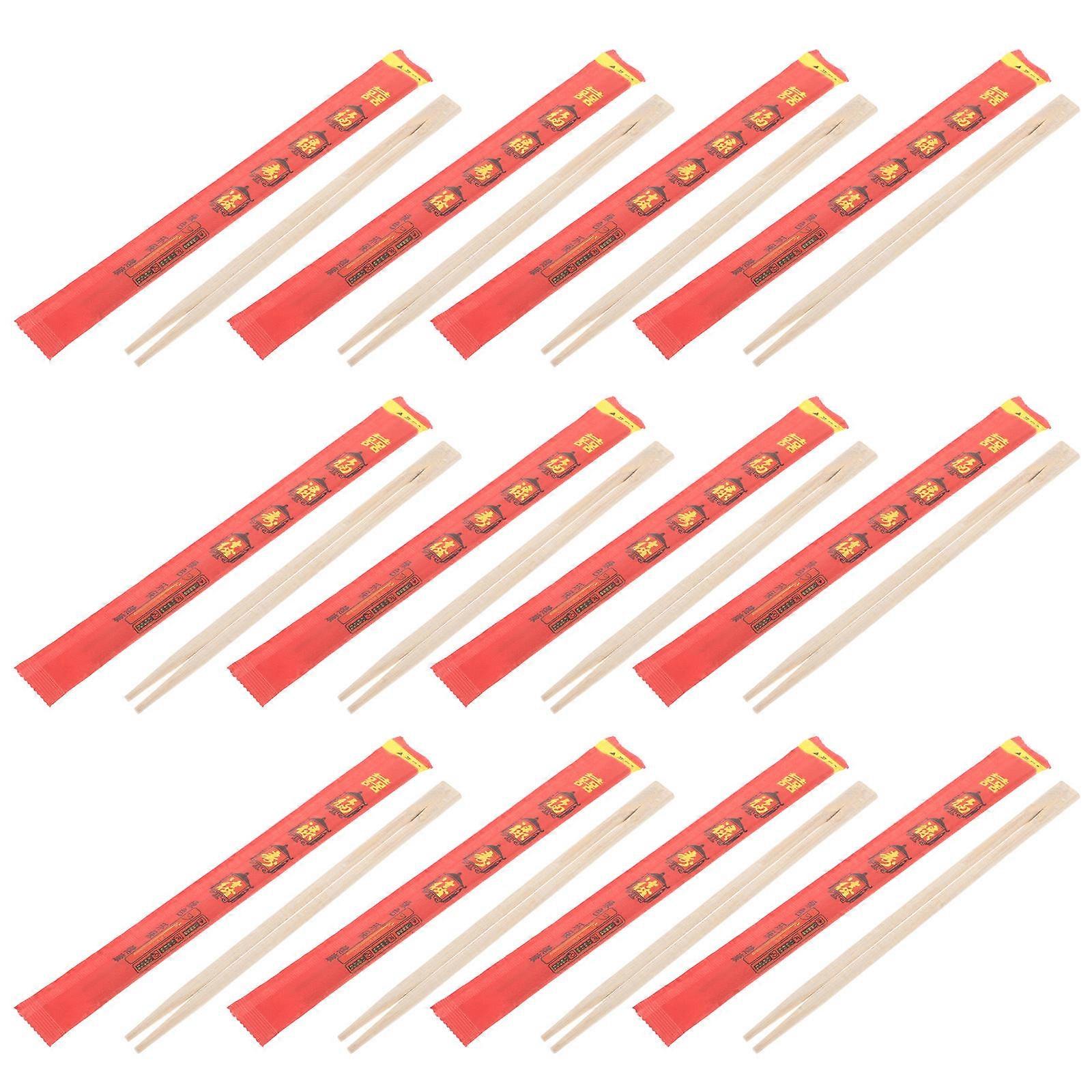 Red Disposable Wedding Sets for Party 38Pairs Individually Wrapped