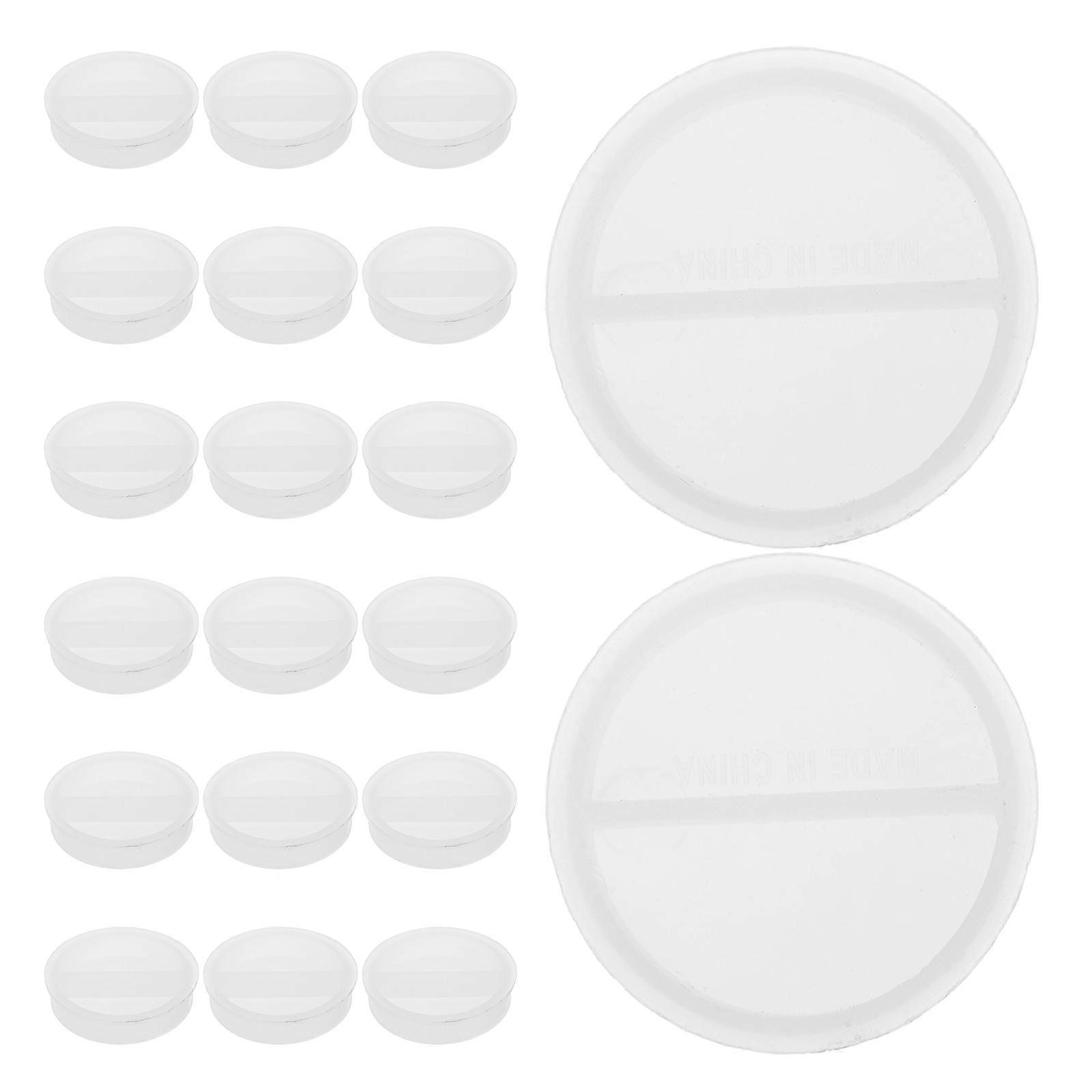 Saving Box Plug Piggy Bank Bottom Cap Replacement for Closure 20Pcs