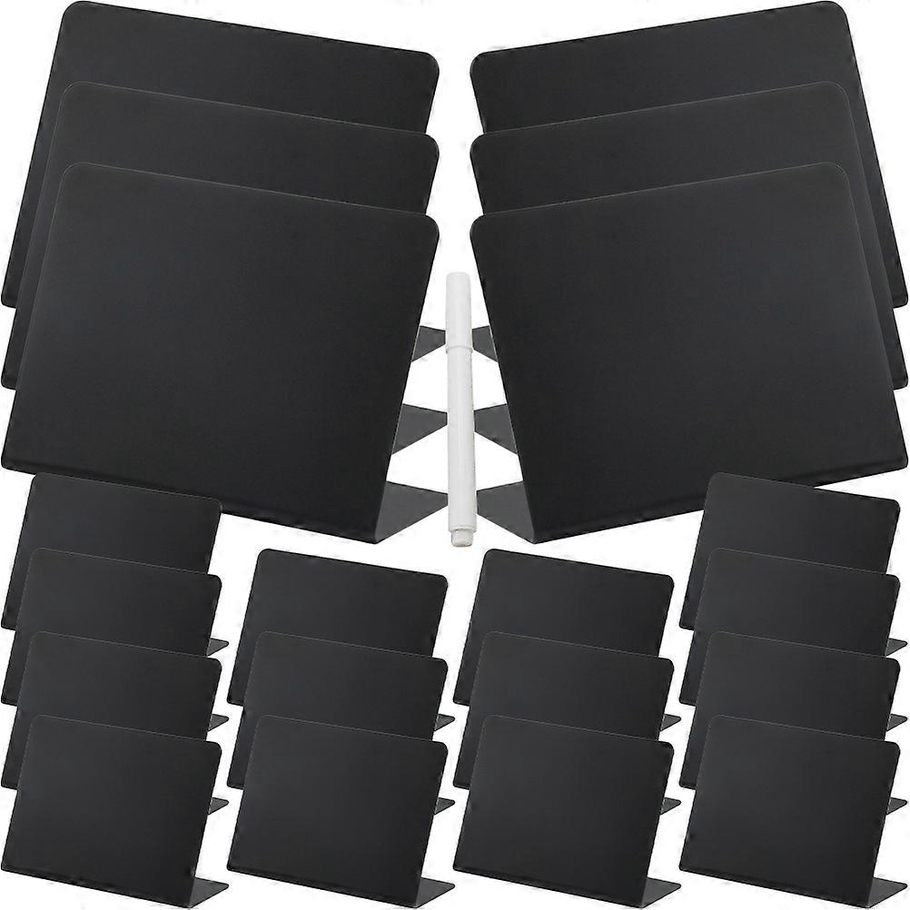 Black Mini Blackboard Sign for Writing 1Set Erasable Message Board