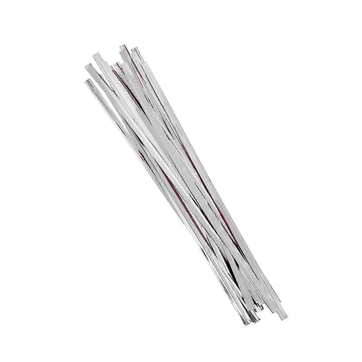 Bag Ties with Packing Function Colorful Metallic Ties 10Cm