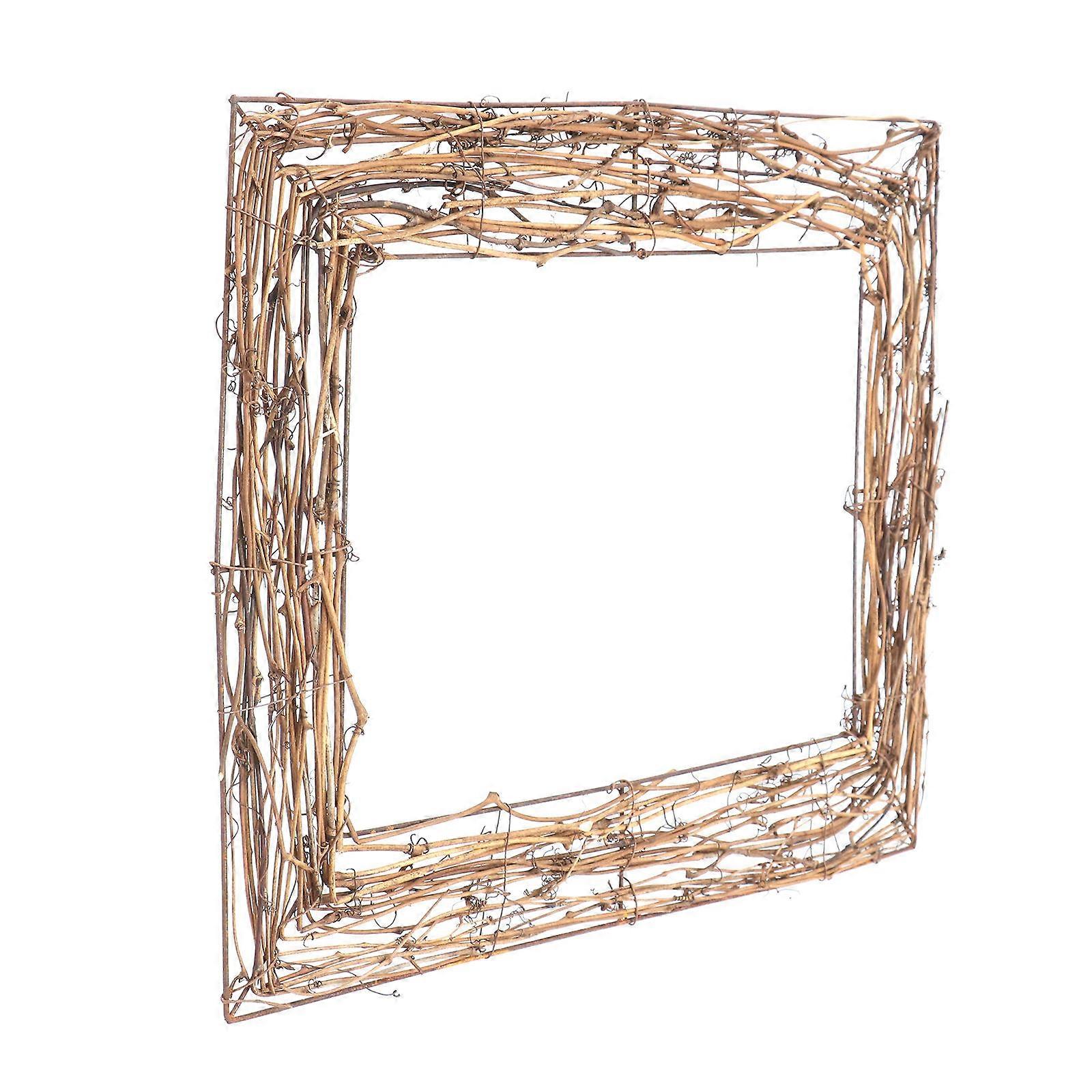 Photography Props Rattan Plaited Wreath Base 2Pcs