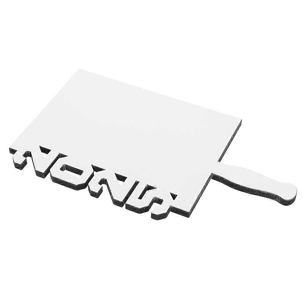 White Sublimation Graduation Picture Frames Fans for DIY 3Pcs Craft Projects