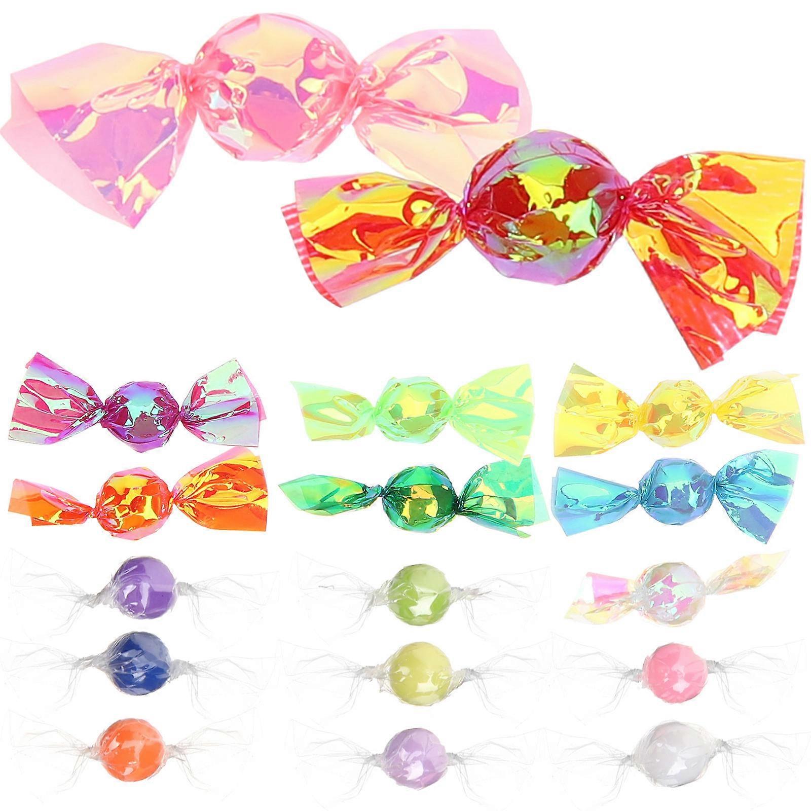 Micro Candy Model Plastic Candy Ornaments for Decor 17Pcs Kit