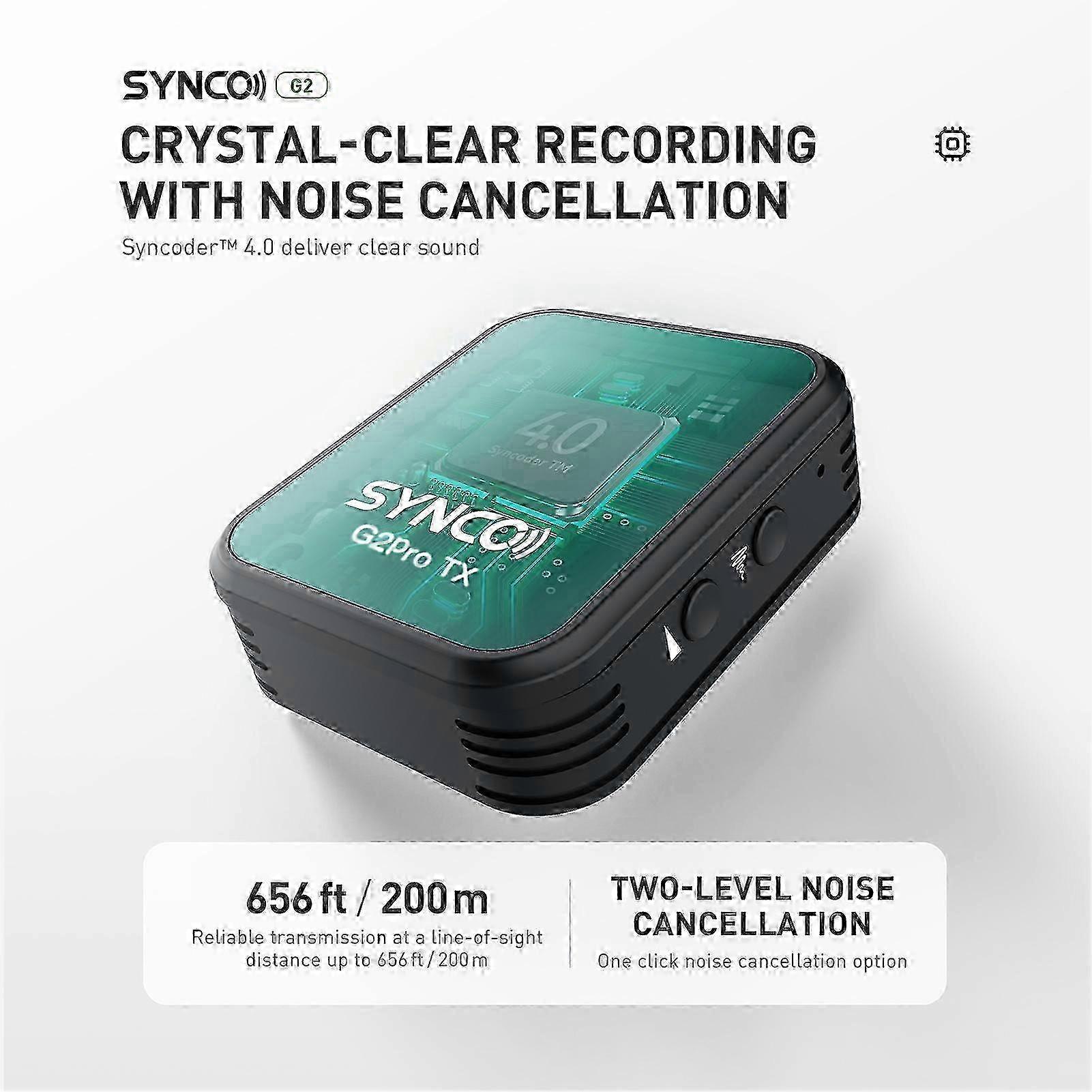 2025 G2A1 Pro Wireless Microphone System 200M Range 8H Battery Case