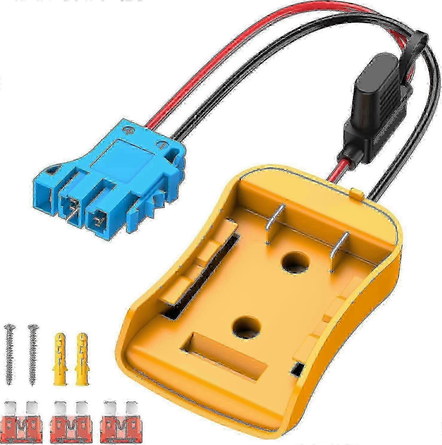 Battery Adapter for Dewalt 20V to Power Wheels Conversion Kit Connector