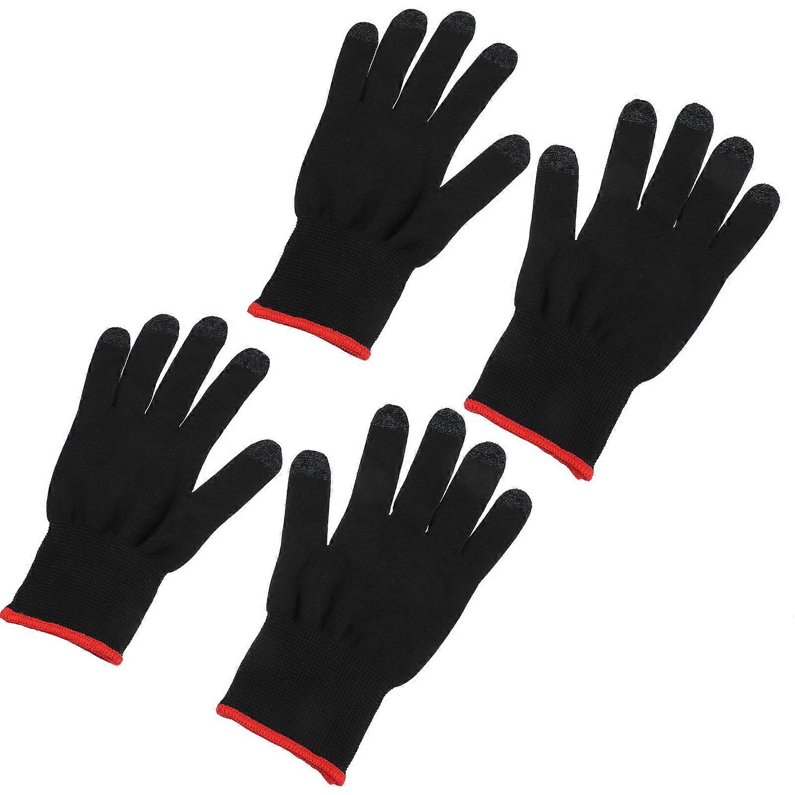 Anti-Sweat Mobile Game Controller Gloves Touch Screen Gloves for Game 4Pairs