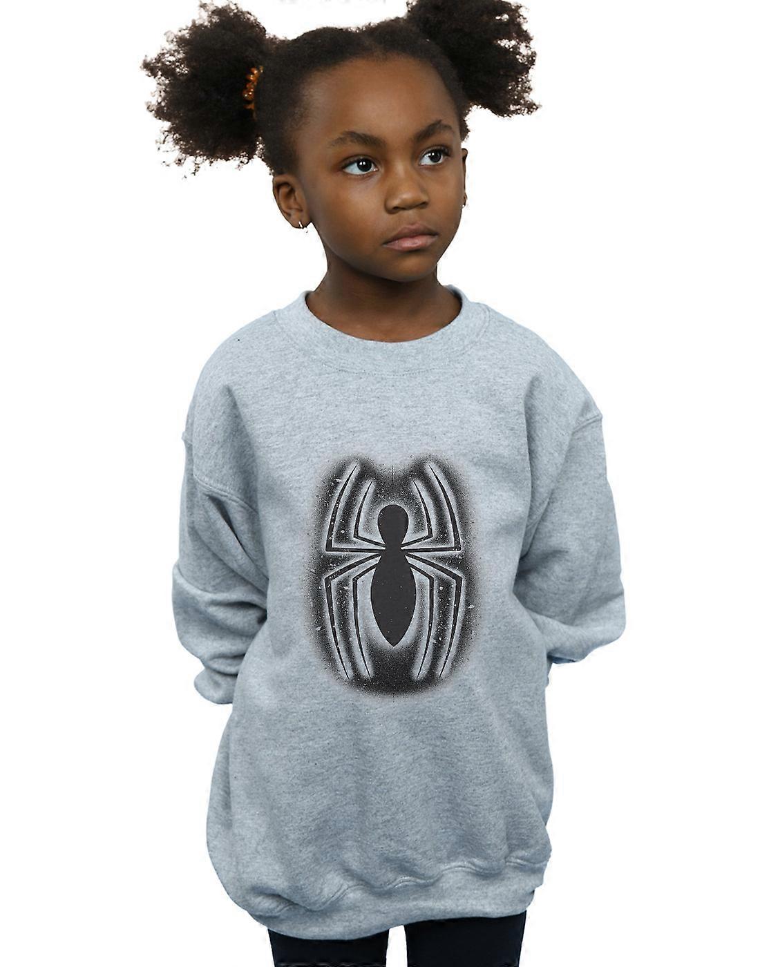 Marvel Spider-Man de meninas Graffiti logotipo moletom
