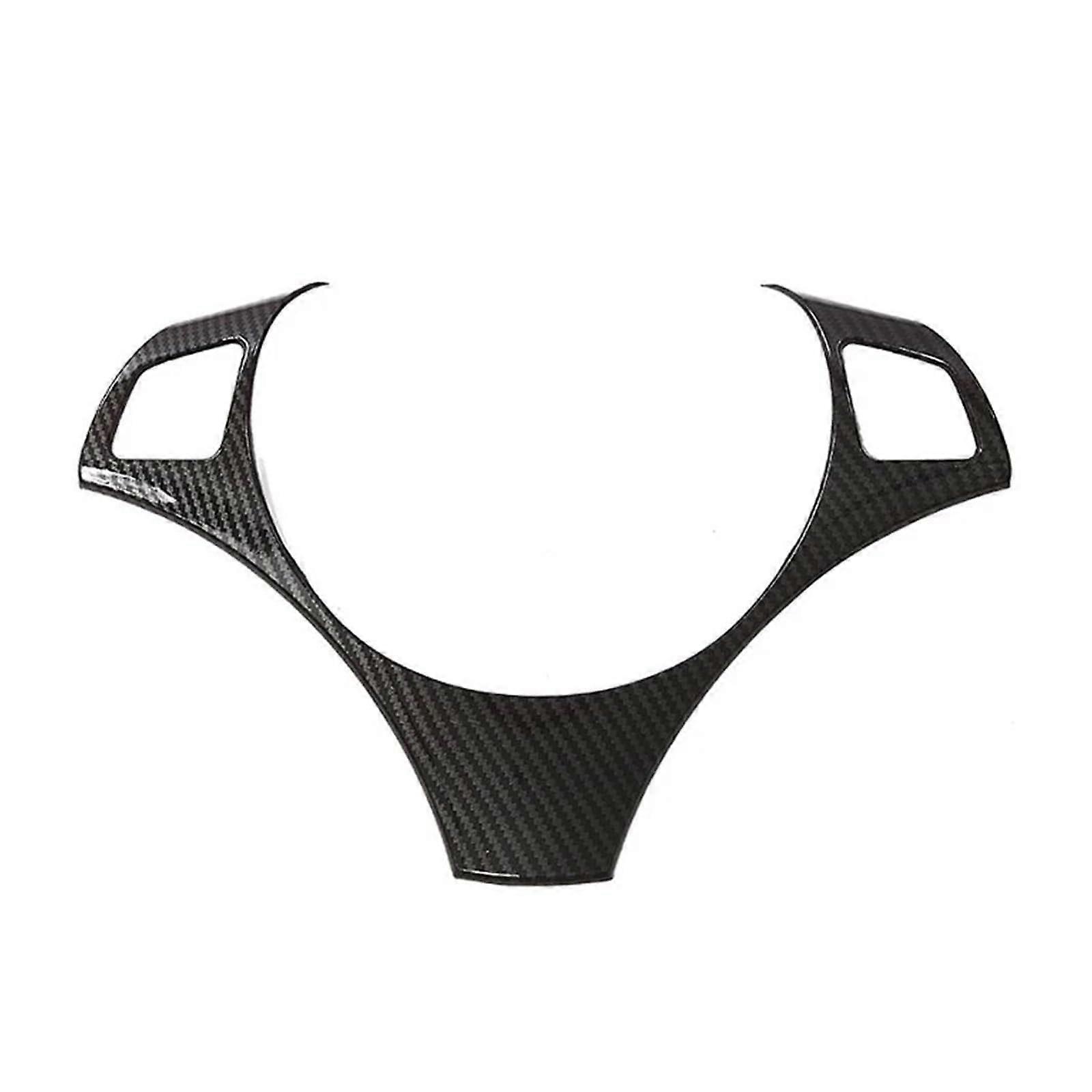 Carbon Fiber Steering Wheel Button Cover Interior Trim Accessories for BMW E87 E90 E92 E93