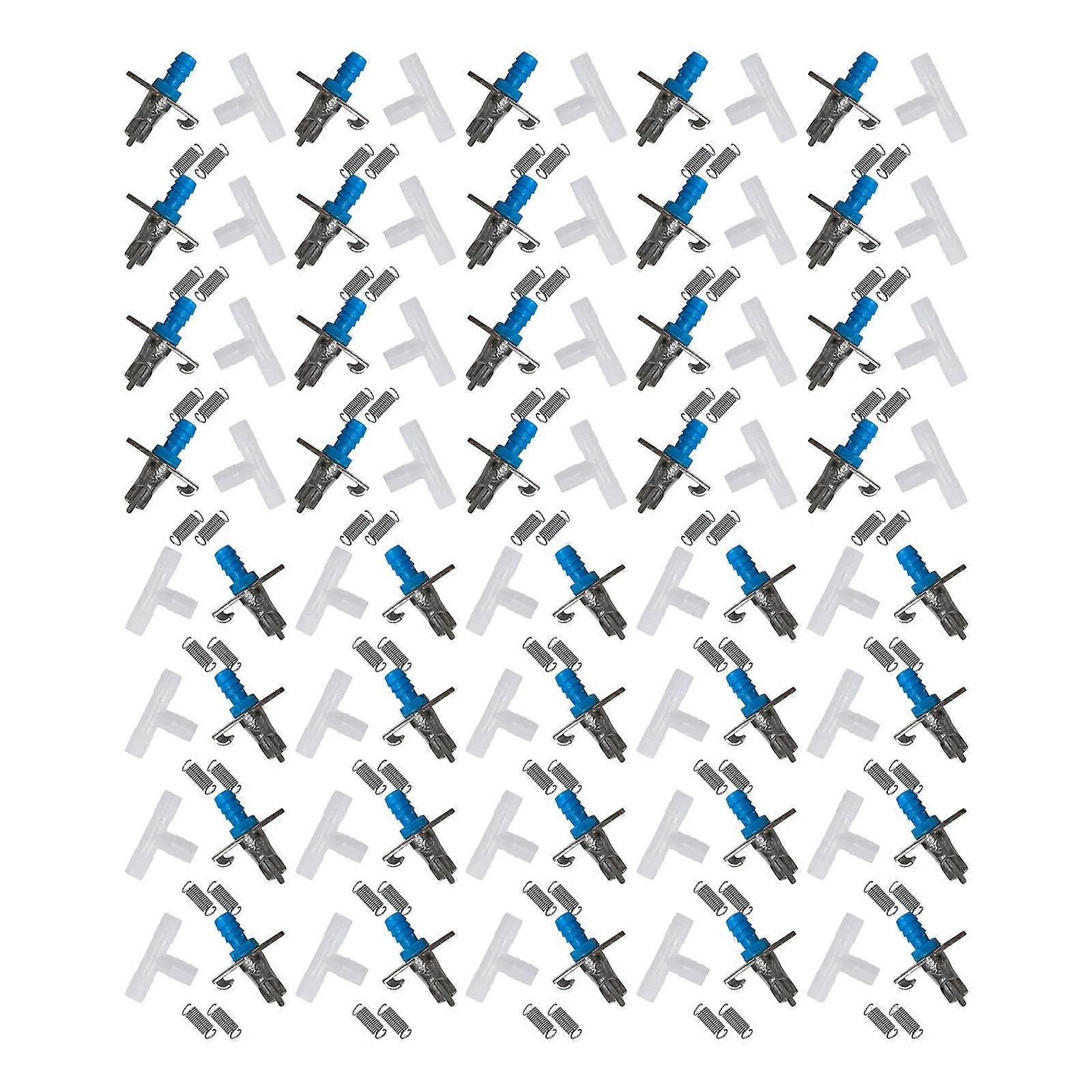 Water Saving Automatic Rabbit Waterer Set Durability Galvanized Livestock Water Management Multicolor