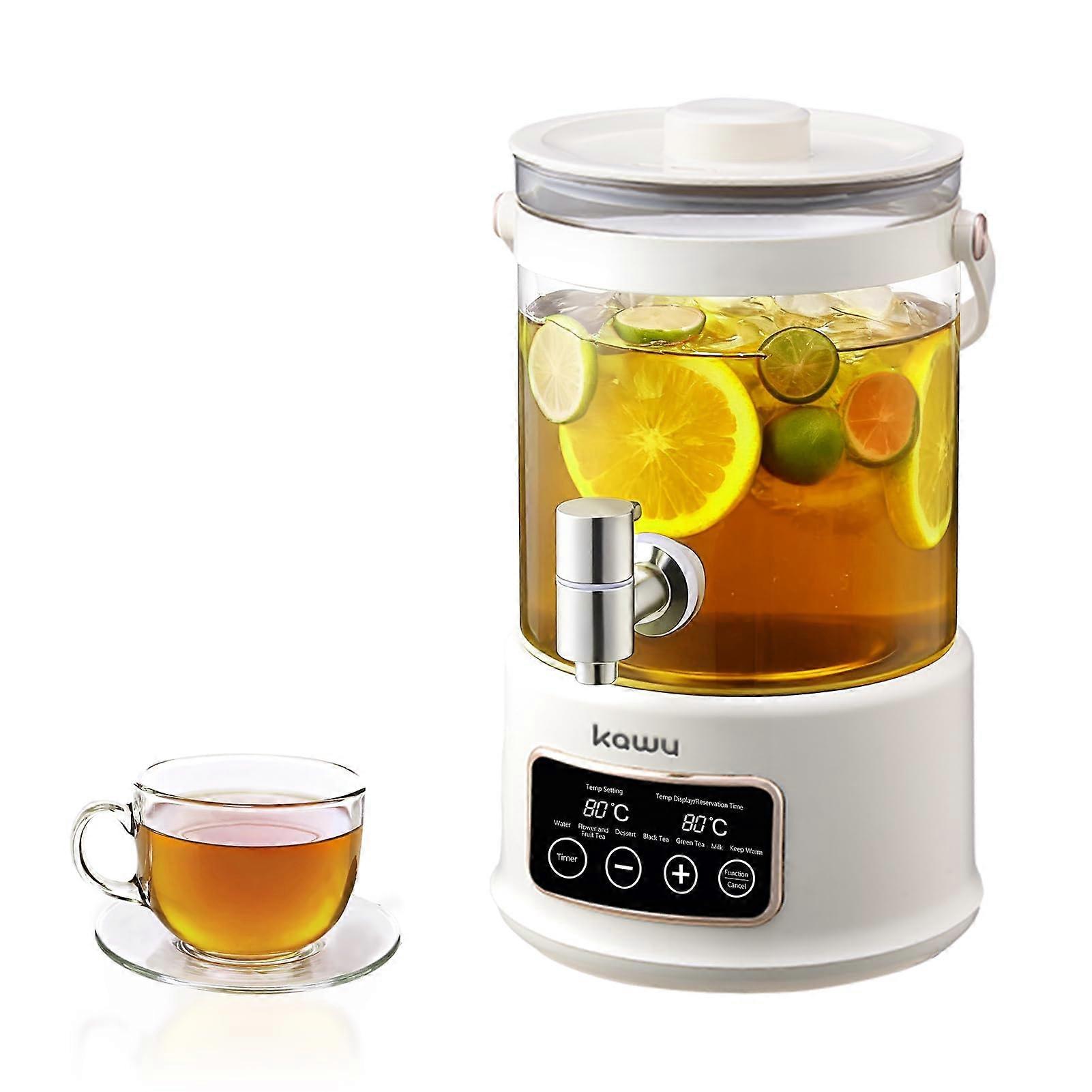 2.5L Glass Electric Kettle with Touch Control, 7in1 Functions, Smart Temperature and Keep Warm