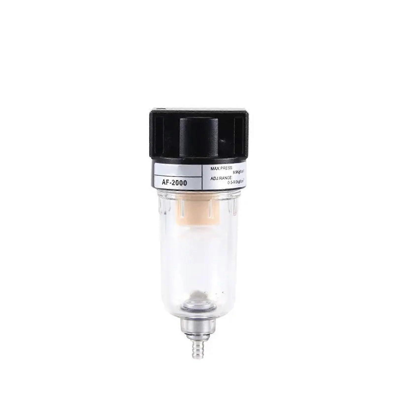 AF2000 1/4' Pneumatic Air Filter Regulator with Oil Water Separator for Compressor 10mm Barb