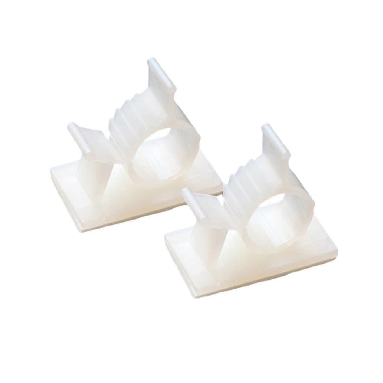 50pcs SelfAdhesive Cable Clips Organizer with Adjustable Lock for Desk Cord Management