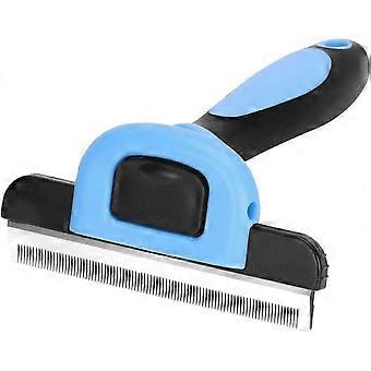 Pet Comb, Stainless Steel Blades, Removable Comb Head, Dog and Cat Deshedding Comb
