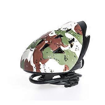 Campanello per mountain bike a forma di casco, corno di avvertimento di sicurezza in rame, elastico, attrezzatura fissa per ciclismo