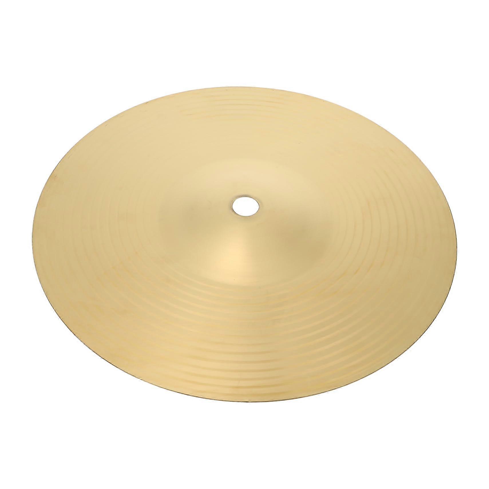 Drum Kit Brass Cymbal Replacement with Balanced Response and Durable Metal for Practice and Performance