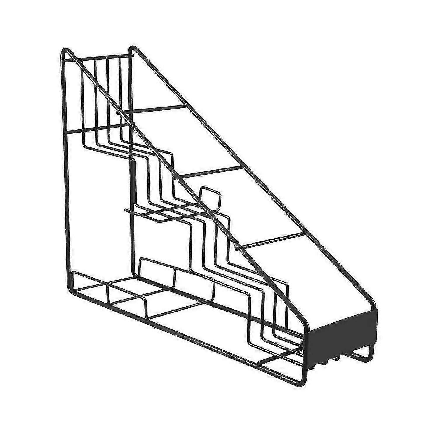 Four-bottle metal display rack/syrup rack/coffee storage rack