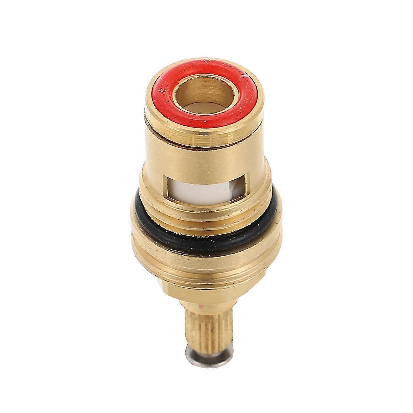 Bathroom Faucet Red Copper Core for Hot Cold Water Replacement Use