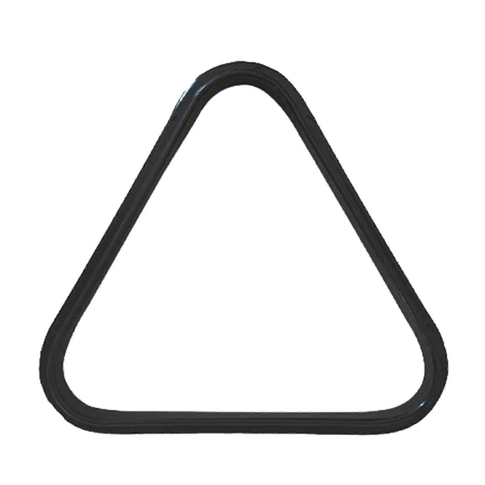 Pool Table Triangle Billiard Rack for 44mm Balls with  Table Fit and Stylish Modern Look