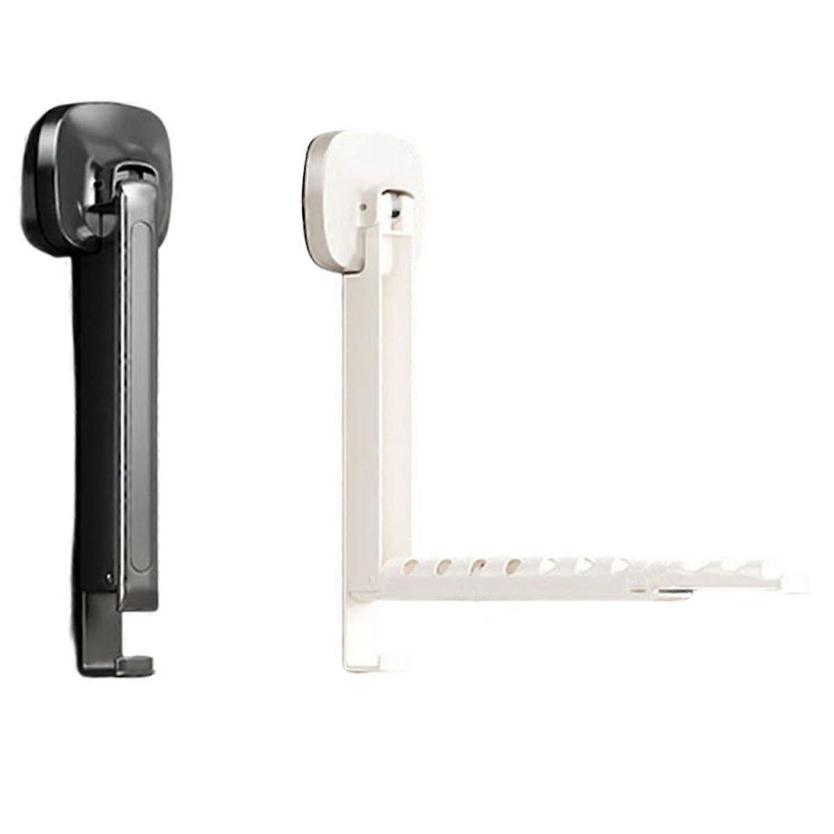 Folding Wall-Mounted Clothes Drying with Suction Cup Foldable Retractable Portable Clothes Drying Folding Clothes Racks