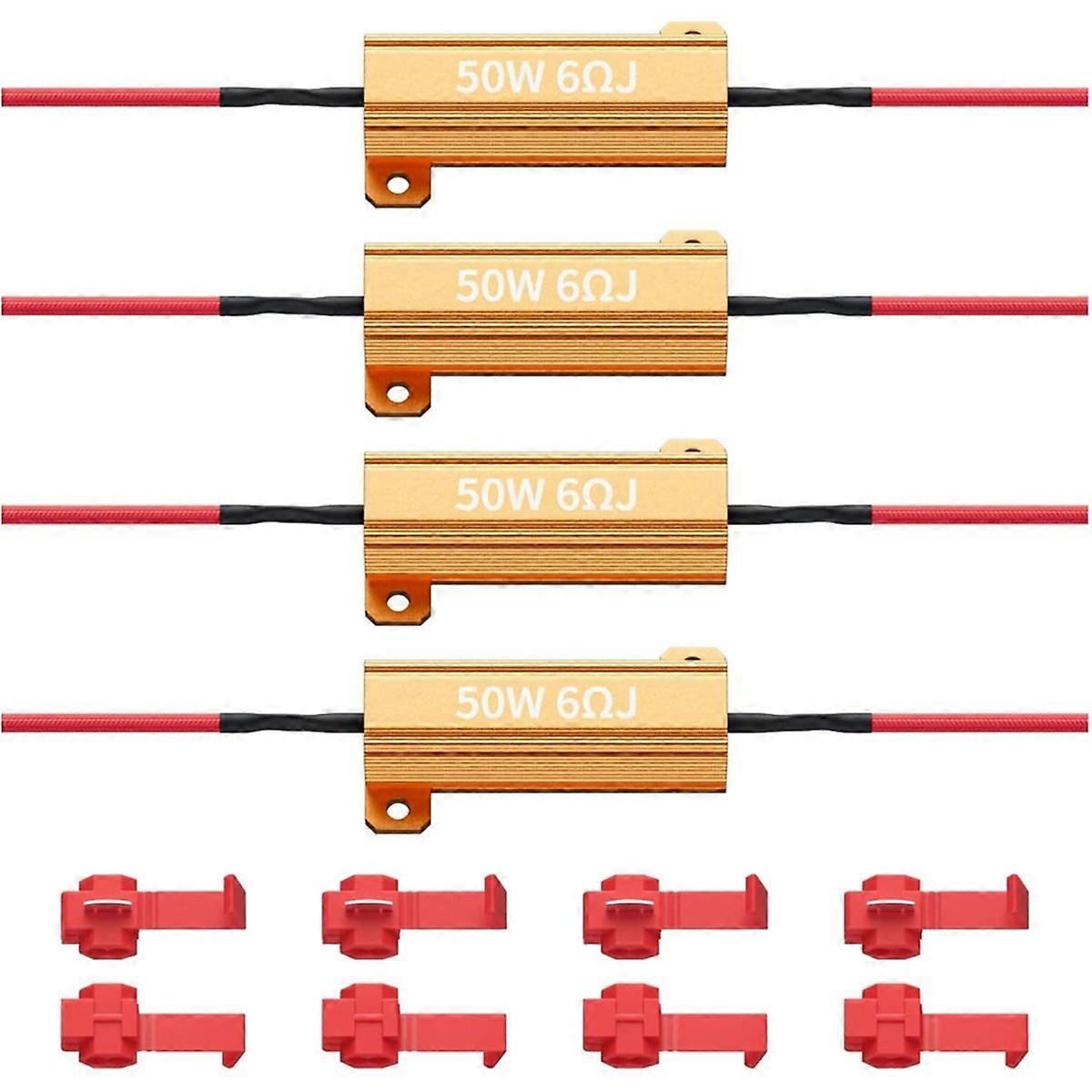4Pcs 50W 6ohm Load Resistors