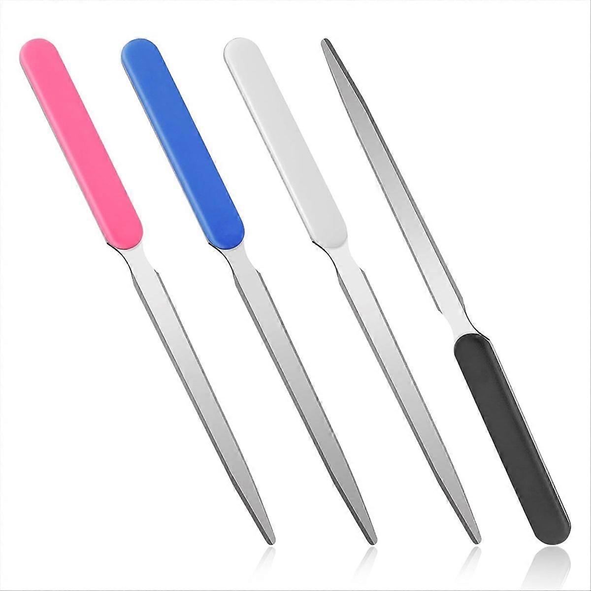 4 Stück Brieföffnermesser Edelstahl Umschlagöffnermesser