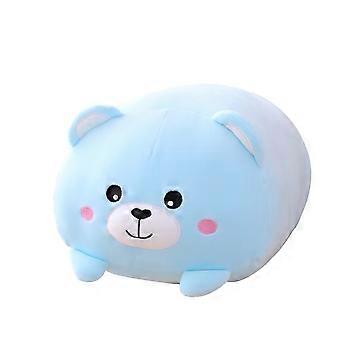 8 Inch Bear Plush Toy Cute Stuffed Animal Pillow Soft Cylindrical Hugging Plush Gift for Kids
