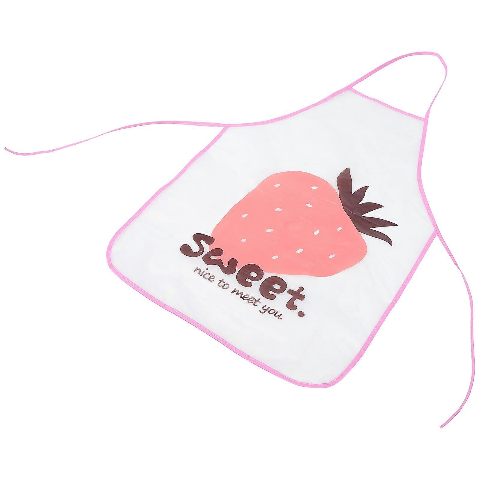 Protective Disposable Apron Kitchen Cooking Apron in Square Shape for Women 1Pack