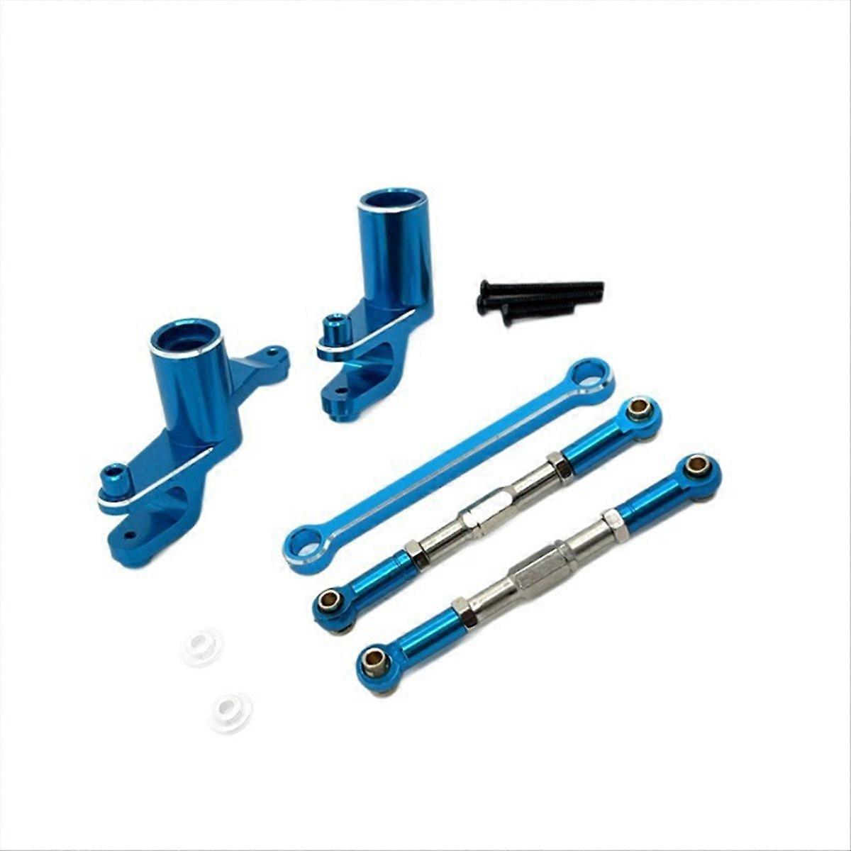 RC Car Upgrade Steering Assembly Pull Rod Kit for UDIRC 1/12 Blue
