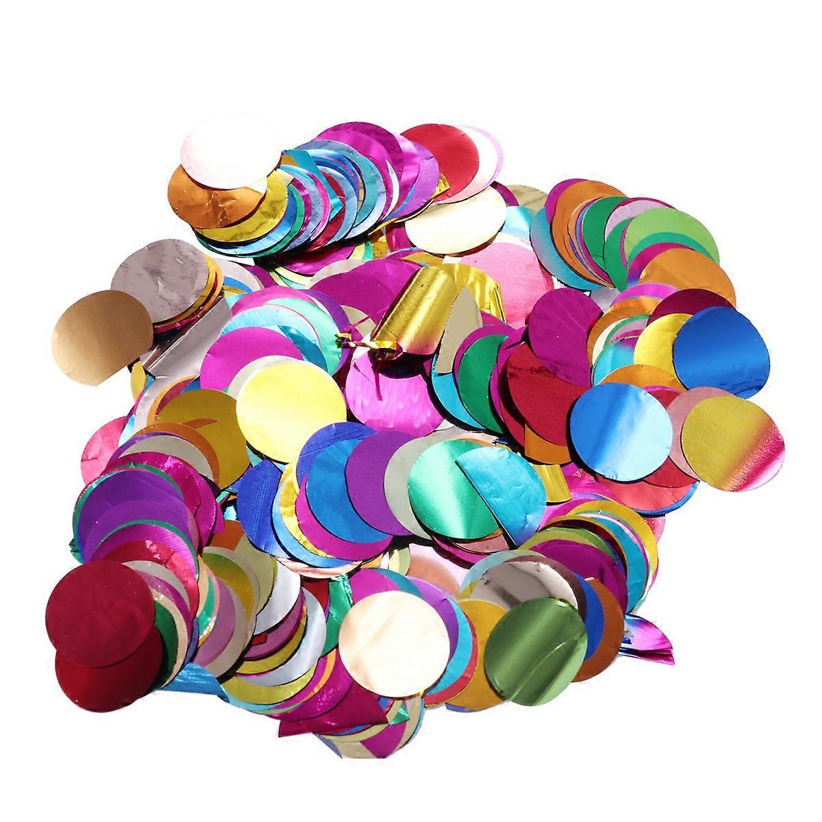 Wedding Party Decoration Table Throwing Confetti Round Shape Assorted Color Celebratory Atmosphere 1Pack