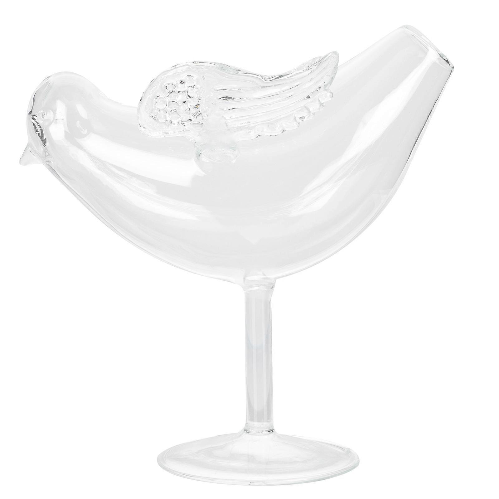 Creative Beverage Cup Bird Shaped Cup High Grade Glass For Bars Unique 1Set