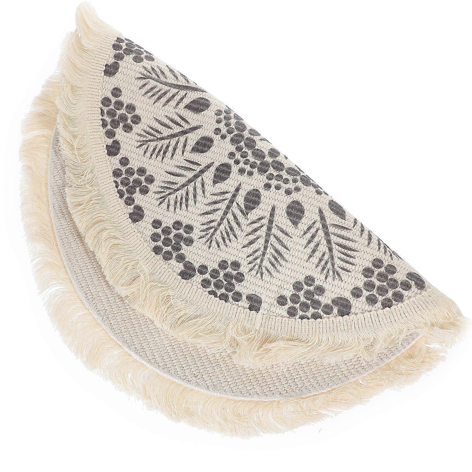 Beige Place Mat 2Pcs Placemats Table Mats for Dining Room Use