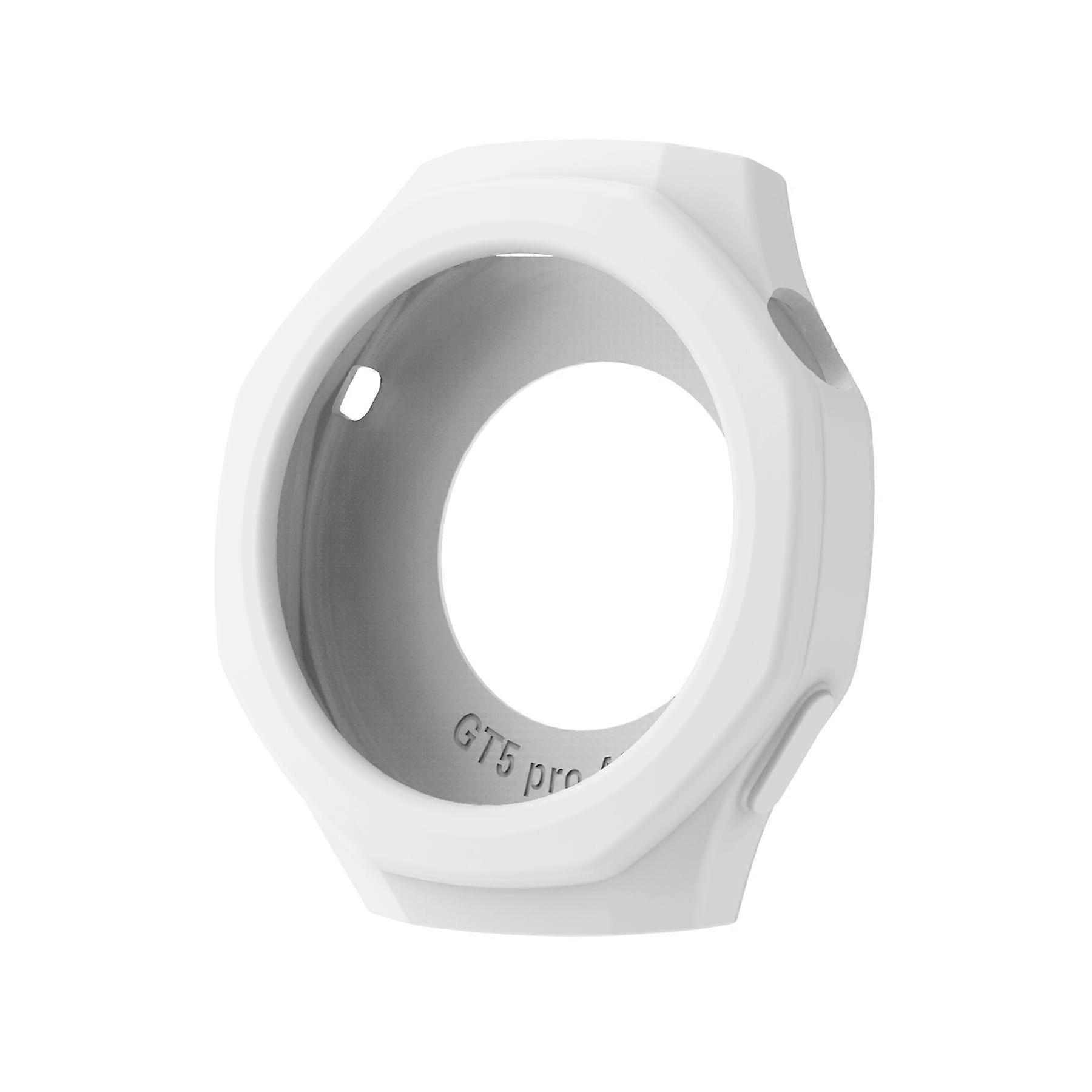 46mm Silicone Strap with Protective Case Ultra Thin Lightweight Full Button Access for GT5 Pro