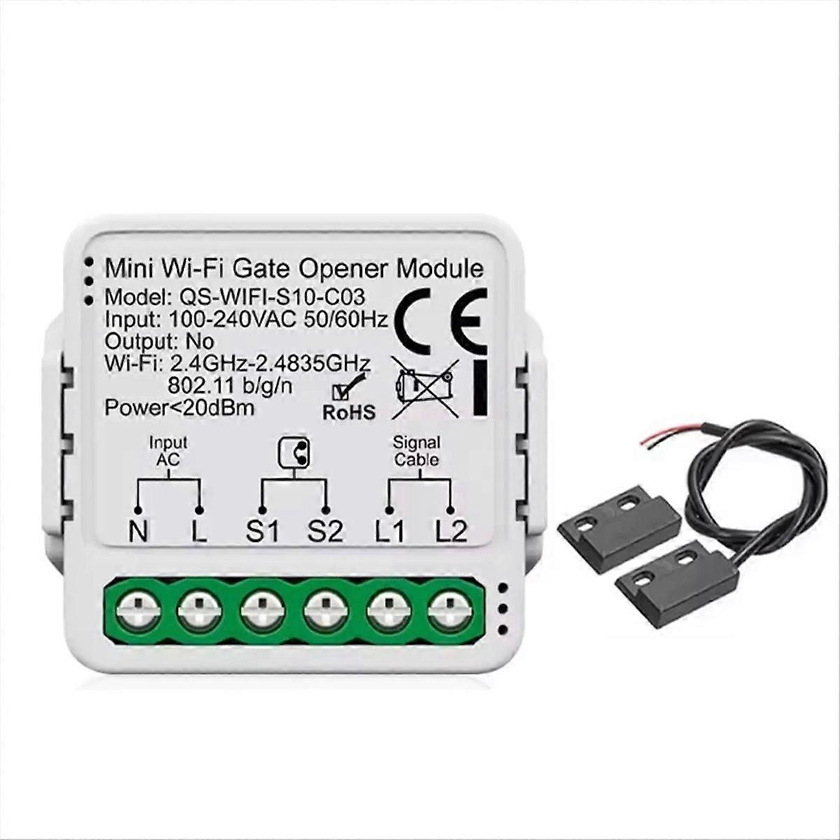 Tuya Garage Door Opener Controller Gate Door Switch Module B
