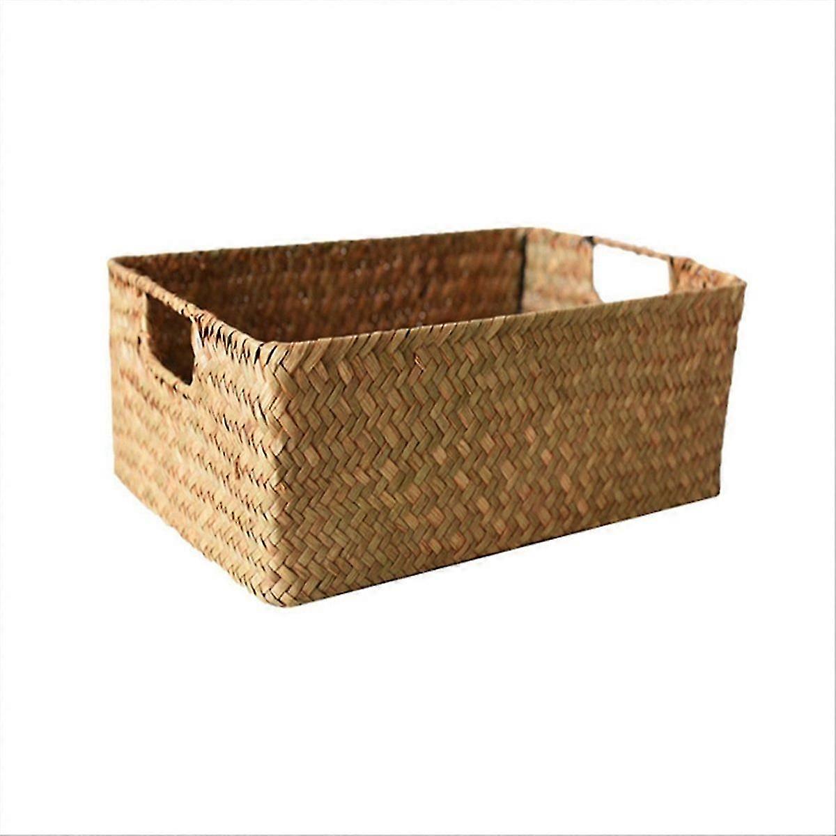 Natural Straw Wicker Storage for Fruit, Bread, C