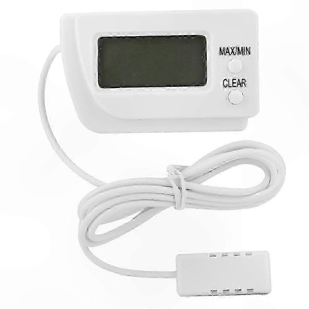 LCD Digital Thermometer Hygrometer with Remote Sensor for Incubators