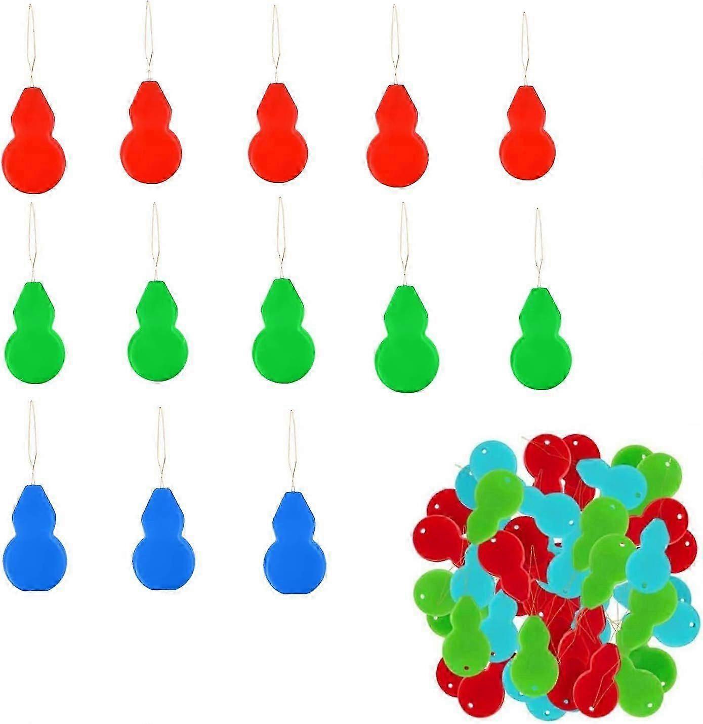 Needle Threader,100 PCS Color threader Gourd Shaped Needle Threaders Plastic