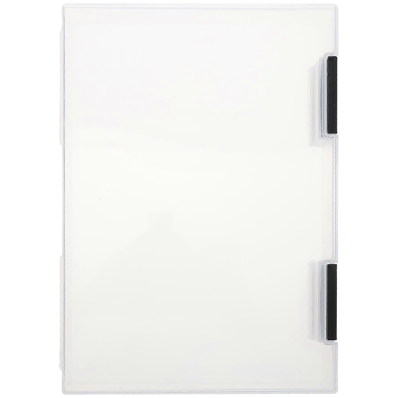 Transparent A5 File Storage Box for Organized Document Storage 1Pcs