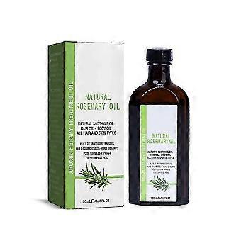 2 stuks 100 ml rozemarijnolie, natuurlijke en veganistische formule, ideaal voor haargroei en huidverzorging.