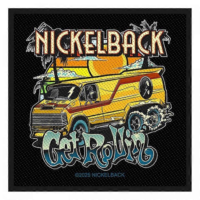 Nickelback Get Rollin' Woven Standard Patch