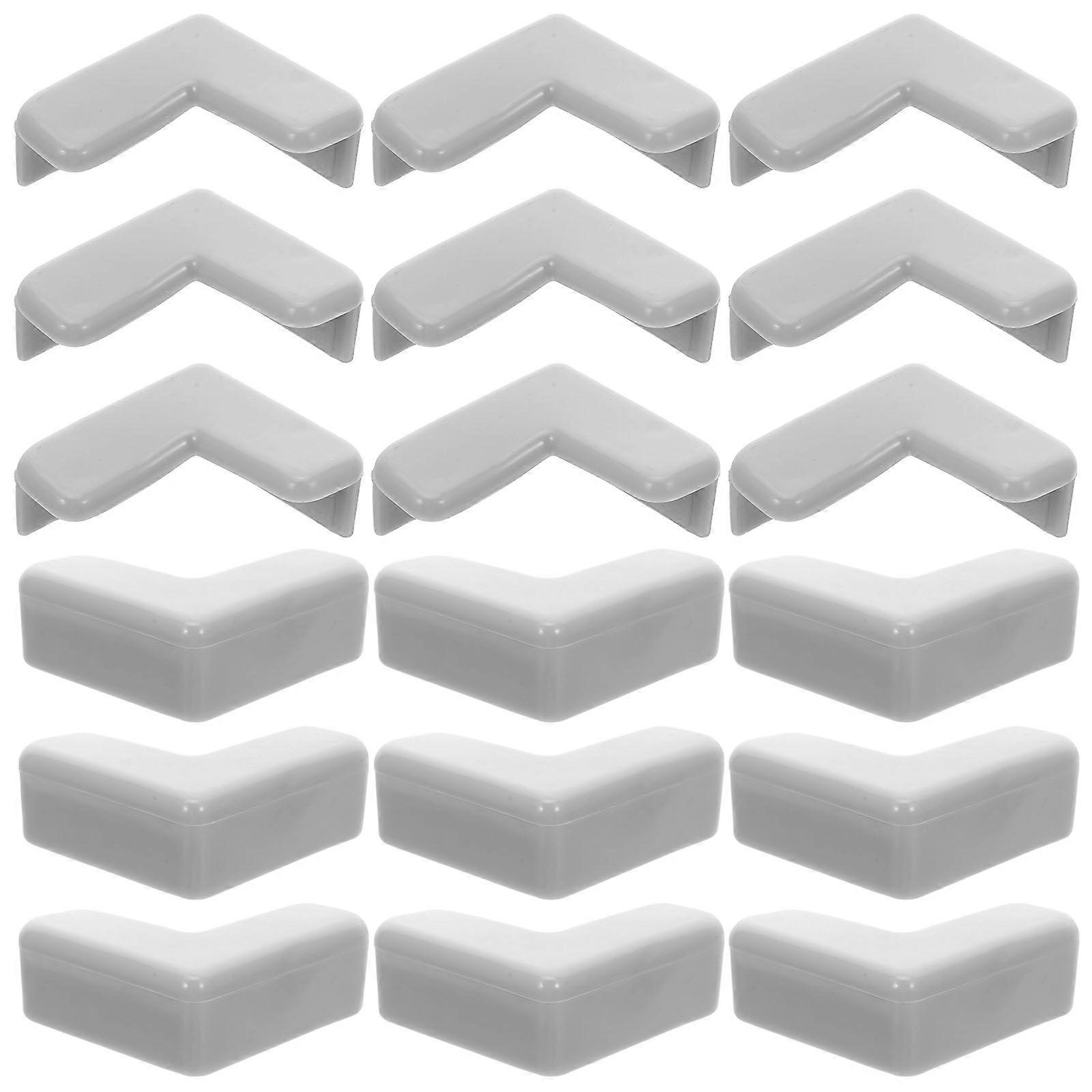 Silicone Corner Protector for Protection 20Pcs Grey Pack