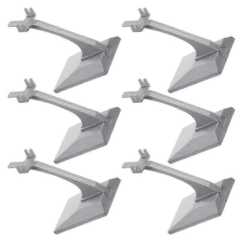 Model Display Stand Plastic Aircraft Model Stand with Plane Support 6Pcs