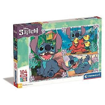 Puzzle Stitch 104 Pièces Maxi, Pour les enfants à partir de 3 ans, Thème Dessin animé, CLEMENTONI