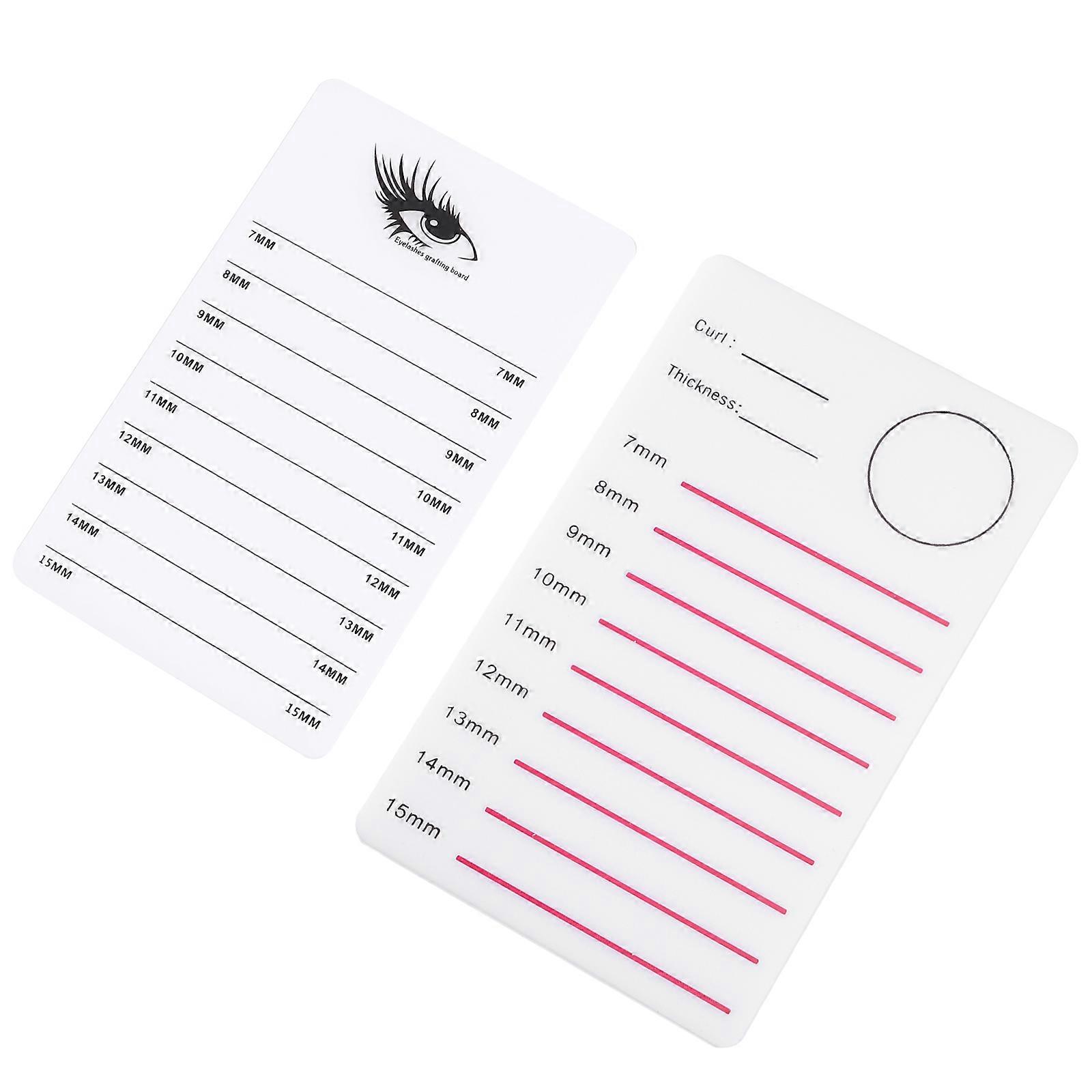 Lash Extension Pallet Eyelash Holder for Makeup Application 2Pcs