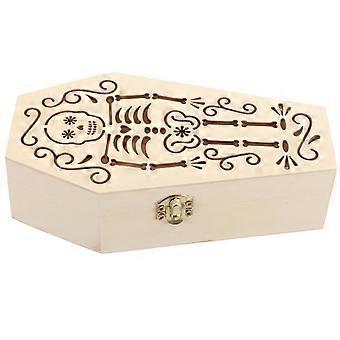 Wooden Pet Urn Cinerary Casket for Storage Use Household Pet Urn Coffin Small