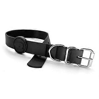 Moreo Dog Collar Waterproof Recycled Black 47-55x2.5 cm