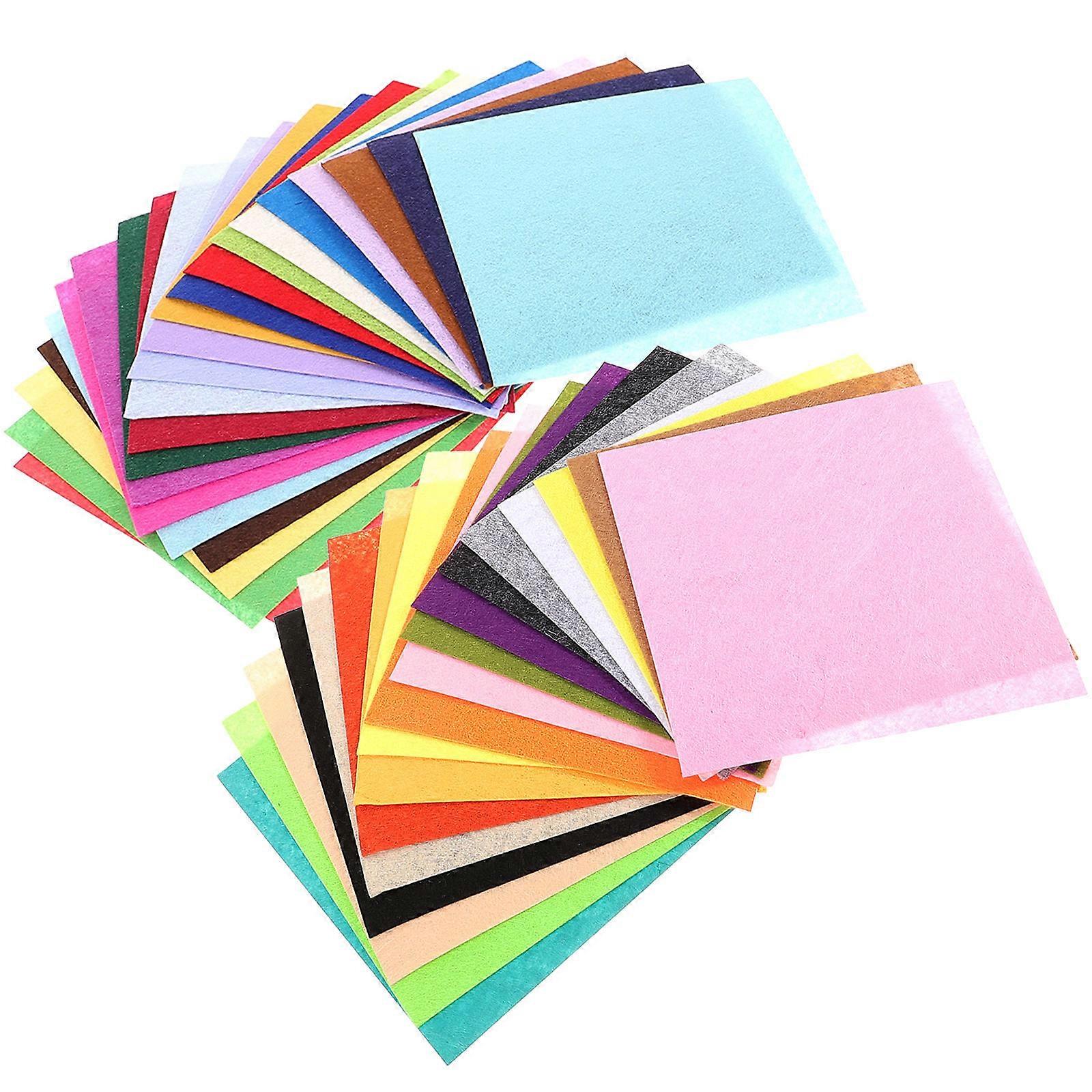 40 Sheets Colorful Patchwork Fabric Sheets Sewing Craft Fabric Sheets Crafted Diy Materials