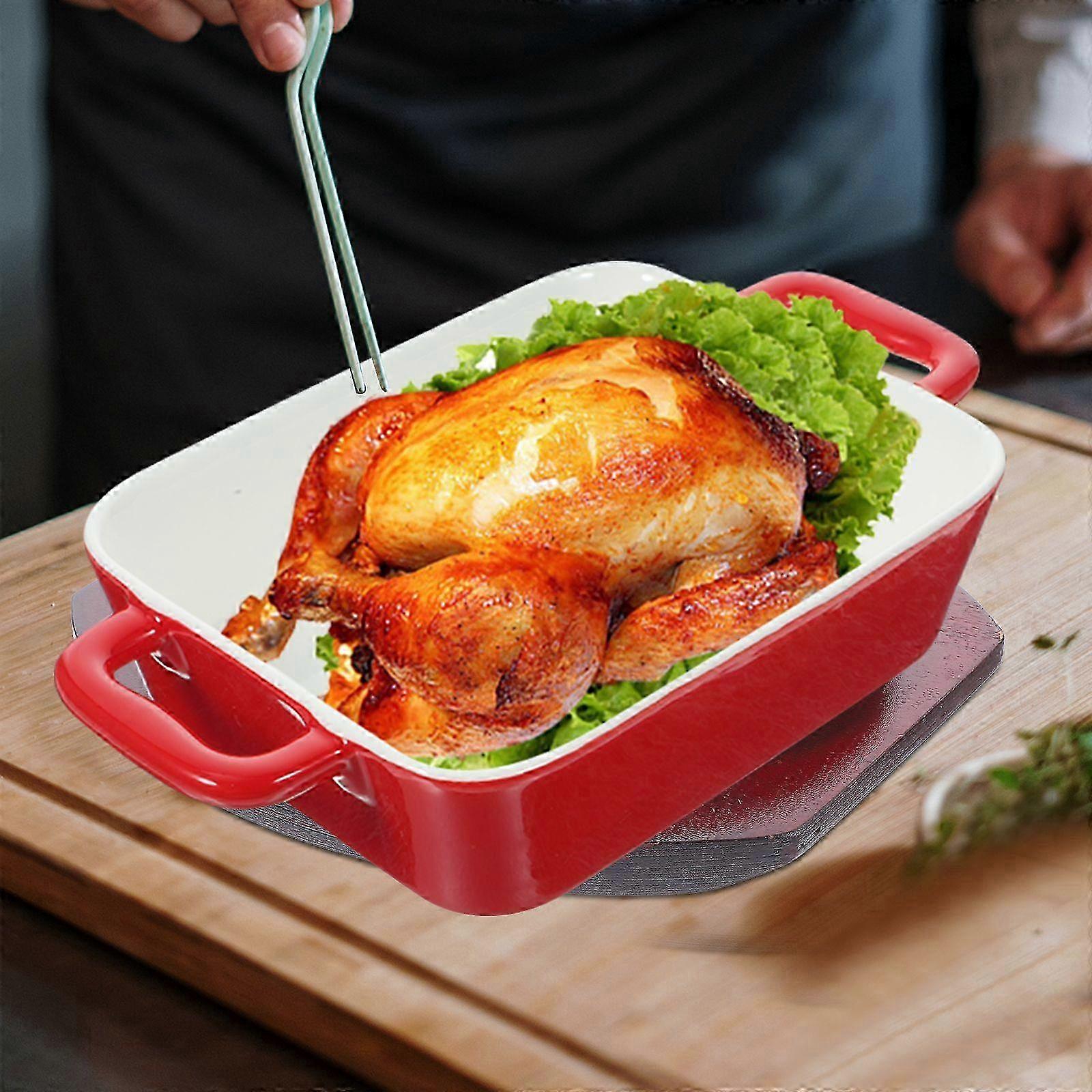Ceramic Baking Pan Baking Dish Rectangular Baking Dish Kitchen Ceramic Bakeware